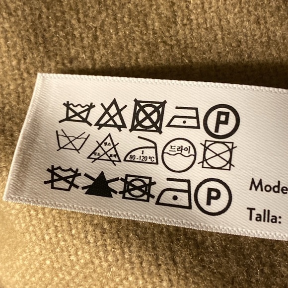 NWT. Massimo Dutti Beige Plain Wool Blend Overshirt. Size M. - Picture 11 of 13